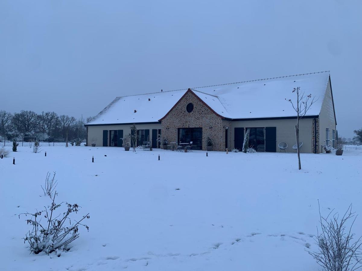 Aux 3 Forets Bizeneuille Exterior foto